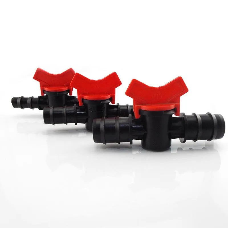 1/2 3/4 Garden Watering Hose Tap DN15 DN20 Irrigation Drip Water Valve 16mm 20mm 25mm Garden PE Waterstop Connector Cranes A6