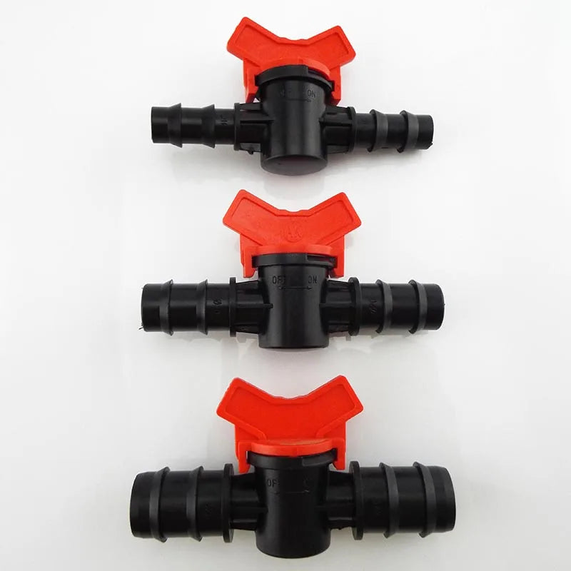 1/2 3/4 Garden Watering Hose Tap DN15 DN20 Irrigation Drip Water Valve 16mm 20mm 25mm Garden PE Waterstop Connector Cranes A6